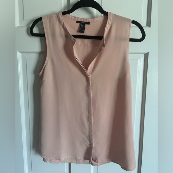Forever 21 Blush Pink Top - Picture 1 of 3